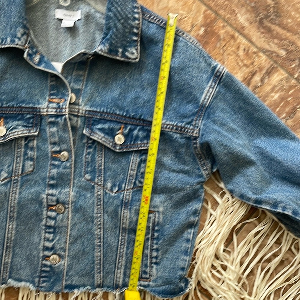 Jean Jacket with Long Fringe - Picture 9 of 10